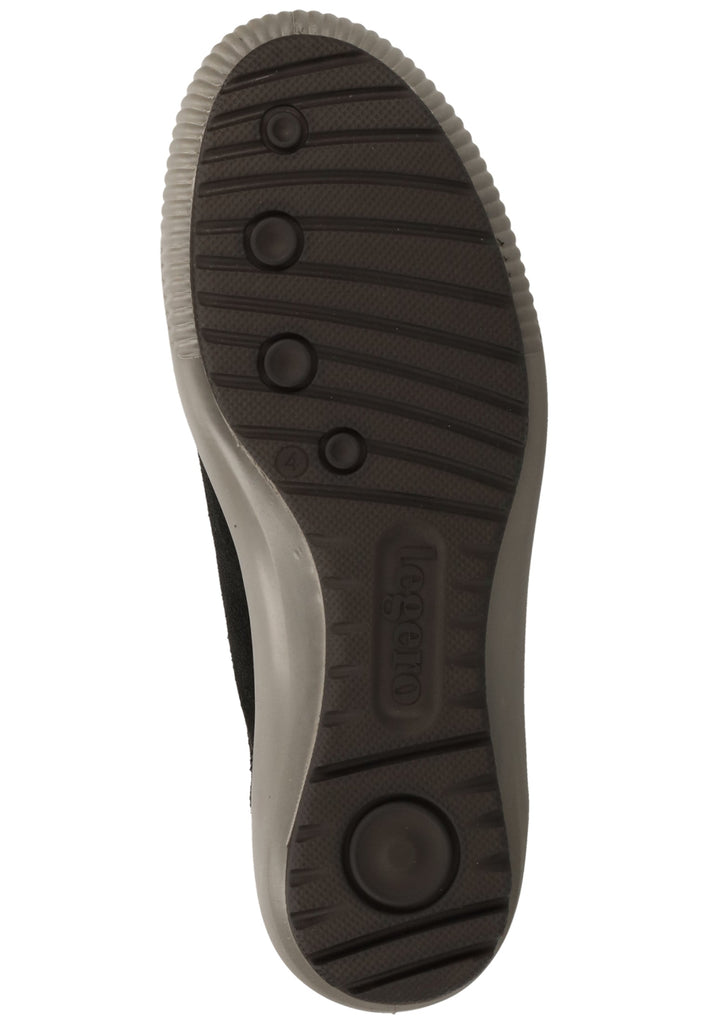 Legero Stiefelette Veloursleder Schwarz Warmfutter