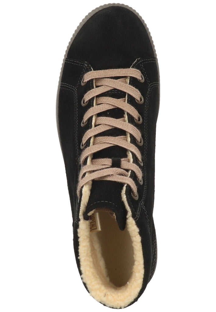 Legero Stiefelette Veloursleder Schwarz Warmfutter