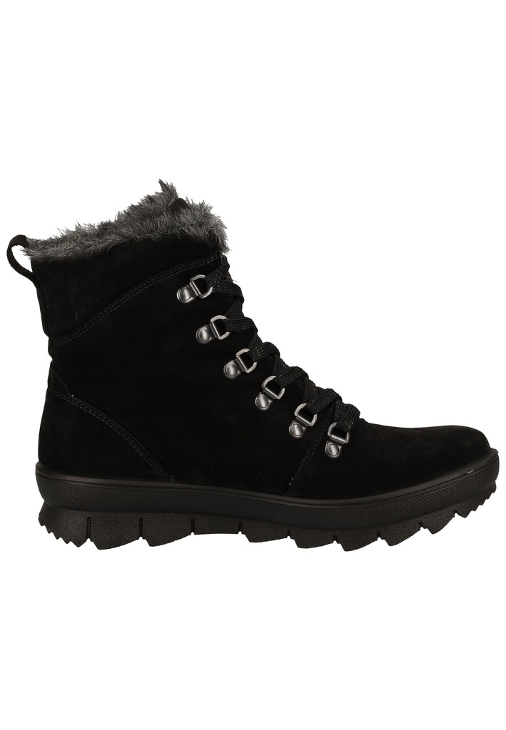 Legero Stiefelette Veloursleder Schwarz Warmfutter
