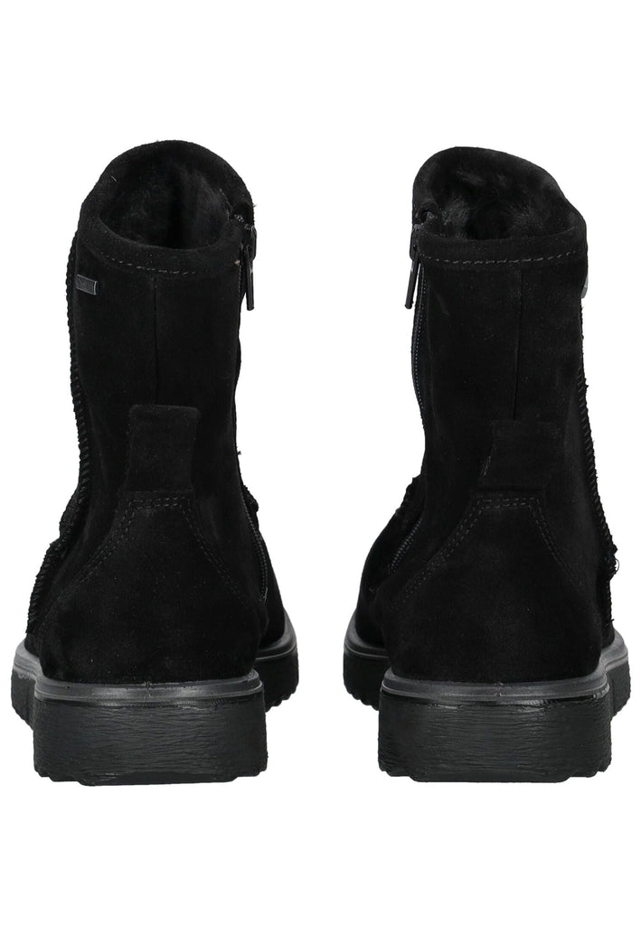 Legero Stiefelette Veloursleder Schwarz Warmfutter