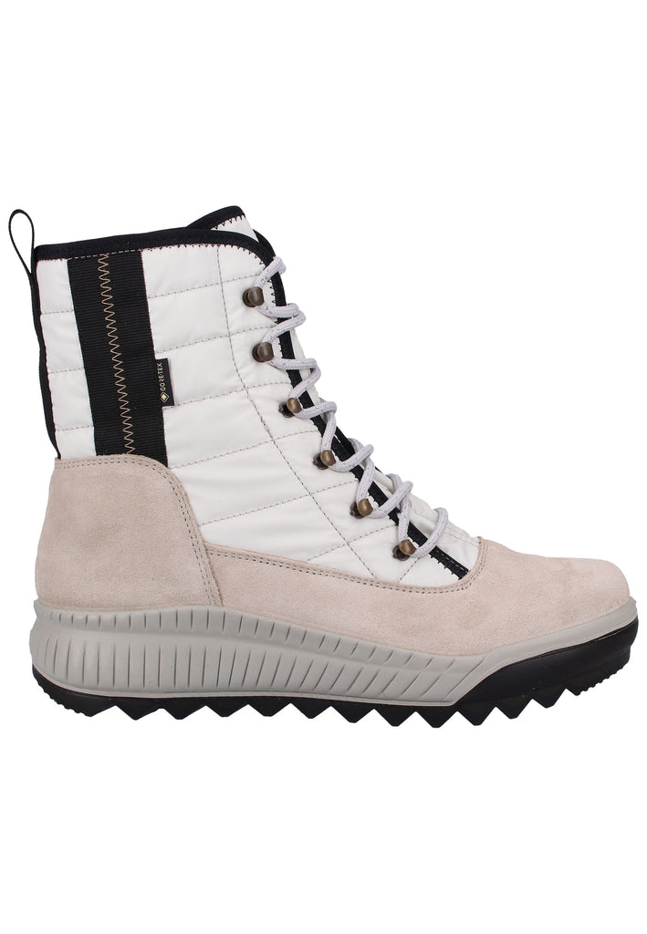 Legero Stiefelette Veloursleder/Textil Beige Warmfutter