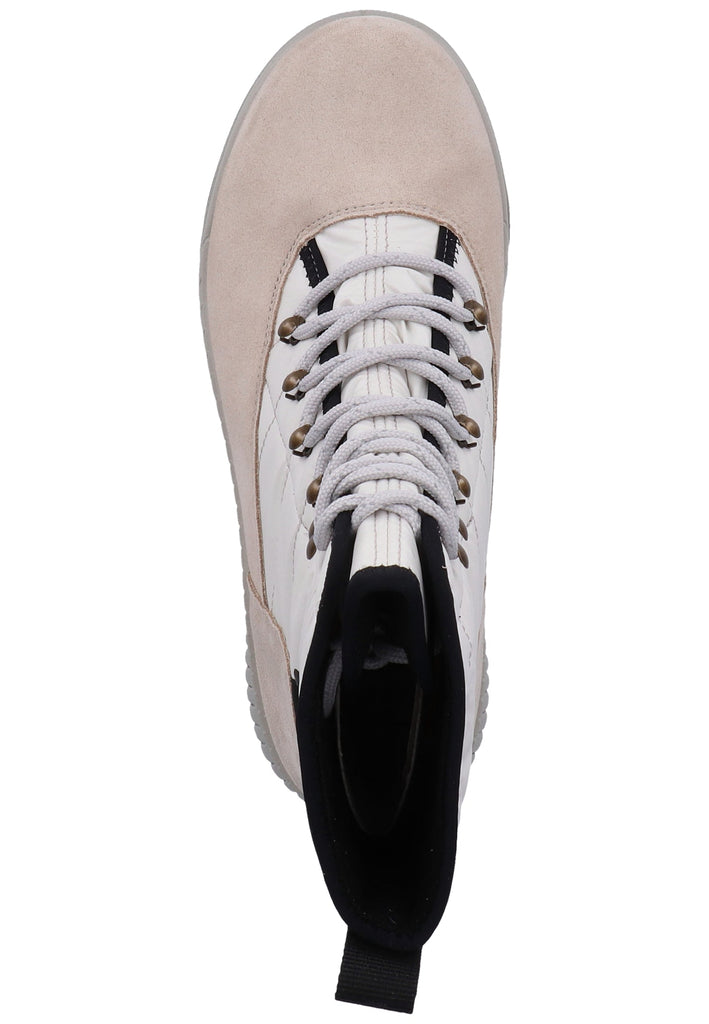 Legero Stiefelette Veloursleder/Textil Beige Warmfutter