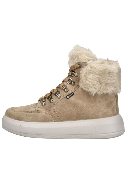 Legero Stiefelette Veloursleder/Textil Beige Warmfutter