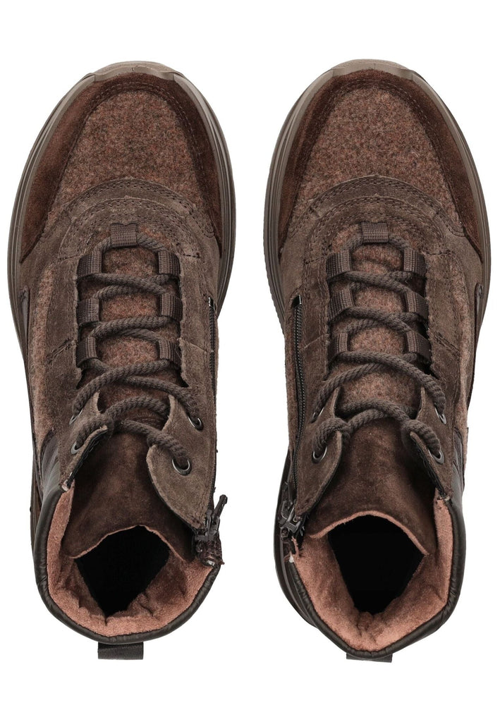 Legero Stiefelette Veloursleder/Textil Braun Warmfutter