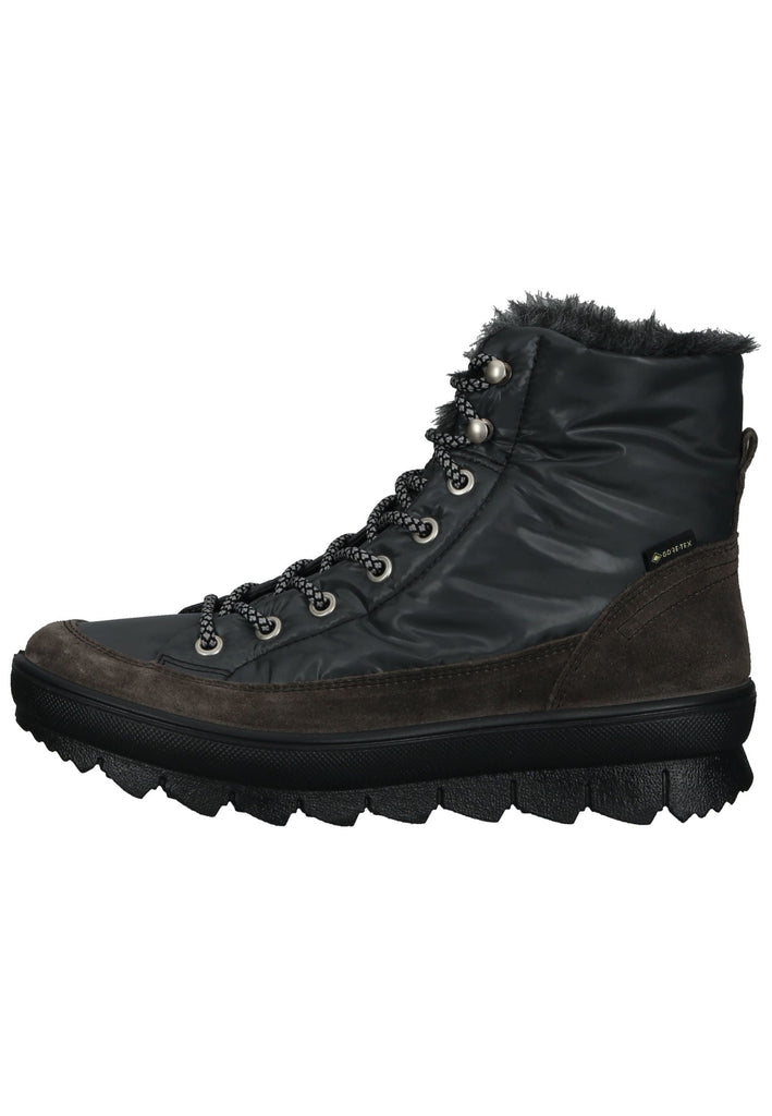 Legero Stiefelette Veloursleder/Textil Grau Warmfutter