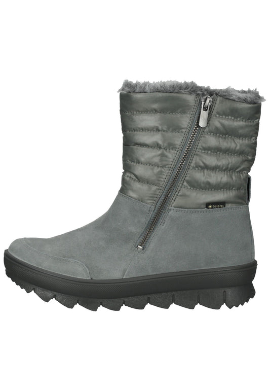 Legero Stiefelette Veloursleder/Textil Grau Warmfutter