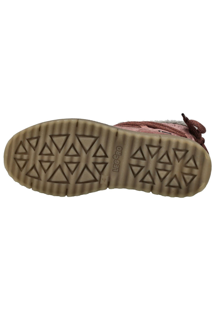 Legero Stiefelette Veloursleder/Textil Hellrot Warmfutter