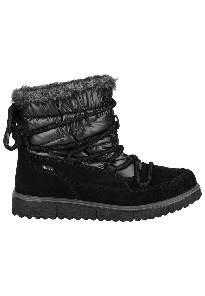 Legero Stiefelette Veloursleder/Textil Schwarz Warmfutter