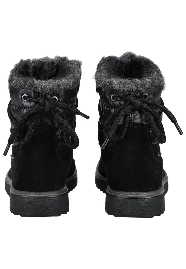 Legero Stiefelette Veloursleder/Textil Schwarz Warmfutter
