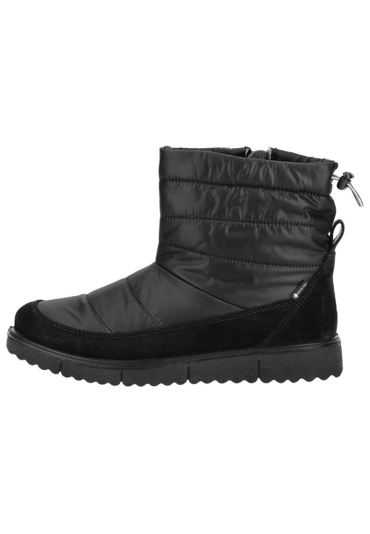 Legero Stiefelette Veloursleder/Textil Schwarz Warmfutter