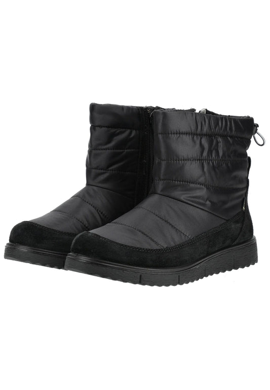 Legero Stiefelette Veloursleder/Textil Schwarz Warmfutter