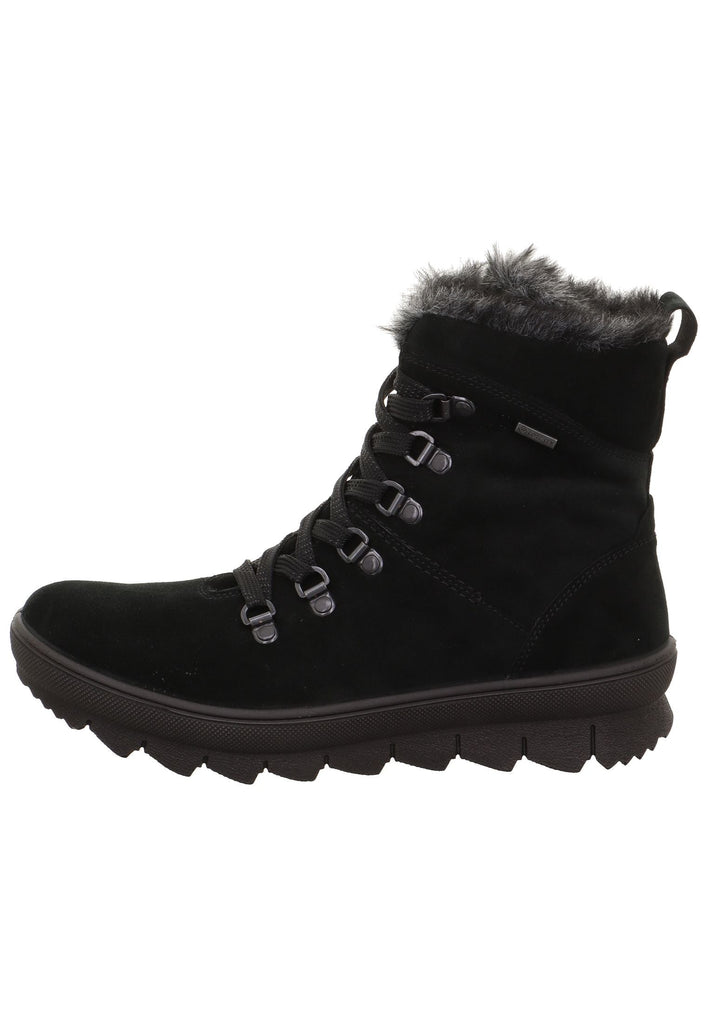 Stiefeletten Legero Stiefelette Leder Schwarz/Schwarz Warmfutter