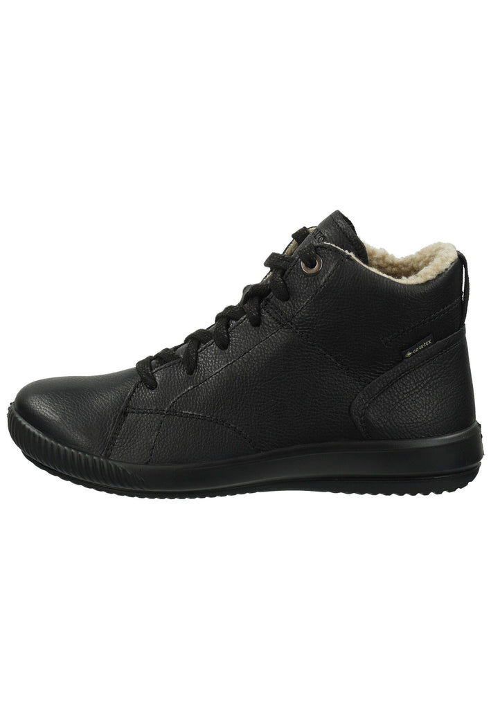 Stiefeletten Legero Stiefelette Leder Schwarz Warmfutter