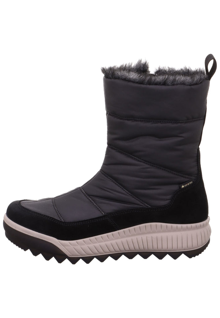 Stiefeletten Legero Stiefelette Leder/Textil Schwarz
