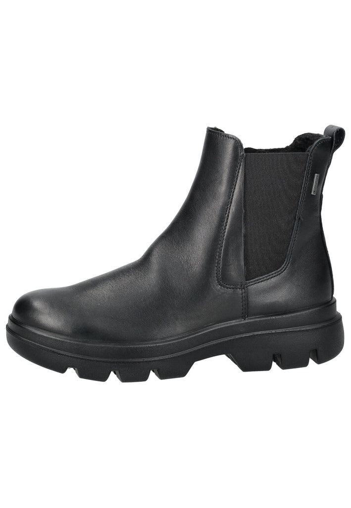 Stiefeletten Legero Stiefelette Leder/Textil Schwarz Warmfutter