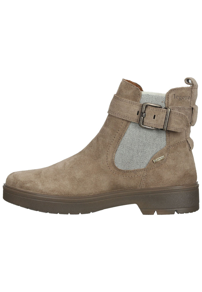 Stiefeletten Legero Stiefelette Veloursleder/Textil Beige