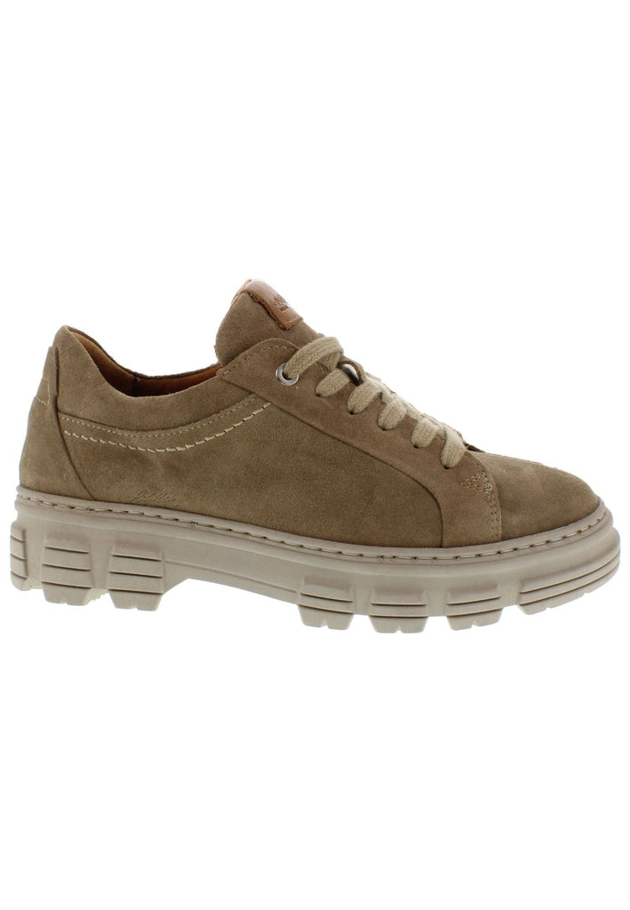 Libelle Halbschuhe Veloursleder Dunkelbeige