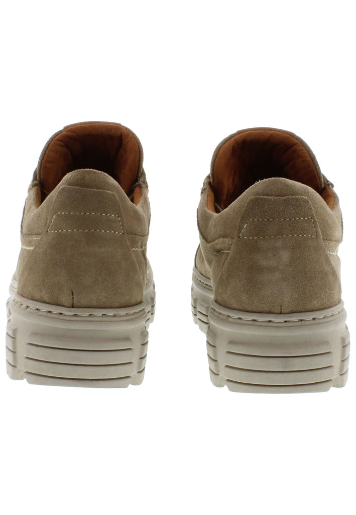 Libelle Halbschuhe Veloursleder Dunkelbeige