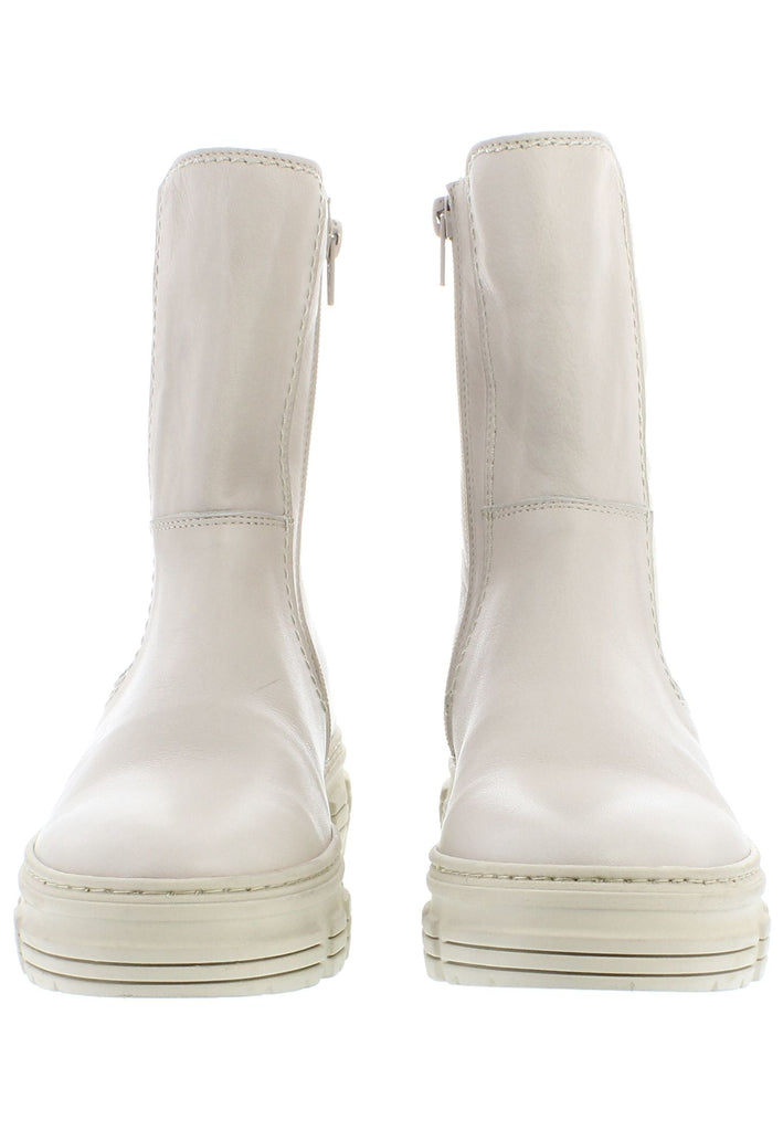 Libelle Stiefelette Leder/Textil Beige