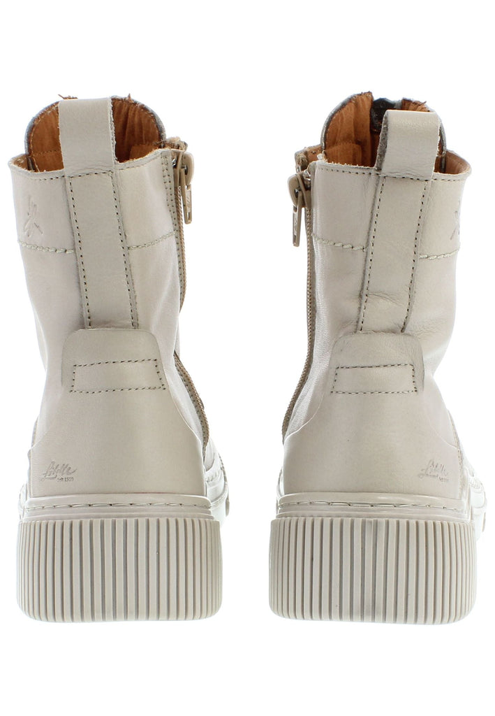 Libelle Stiefelette Leder/Textil Hellbeige