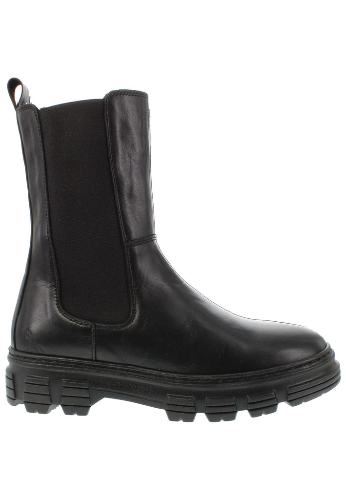 Libelle Stiefelette Leder/Textil Schwarz