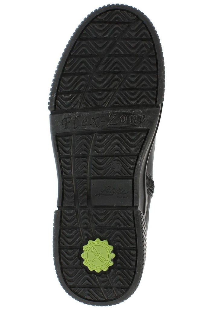 Libelle Stiefelette Leder/Textil Schwarz