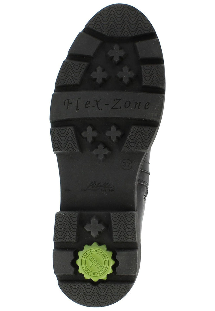 Libelle Stiefelette Leder/Textil Schwarz