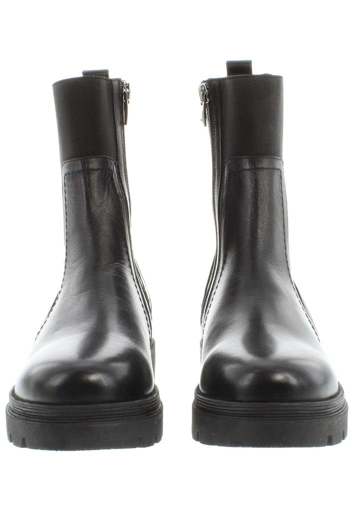 Libelle Stiefelette Leder/Textil Schwarz