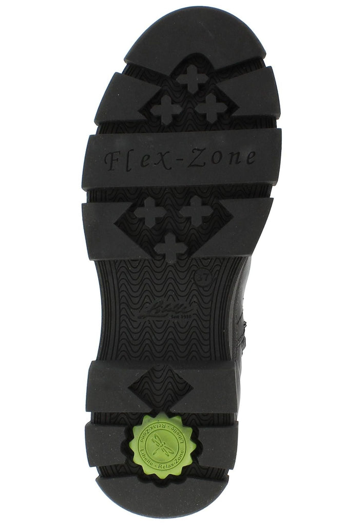 Libelle Stiefelette Leder/Textil Schwarz Warmfutter