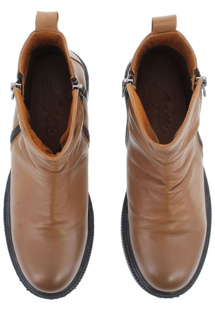 Libelle Stiefelette Nappaleder Cognac