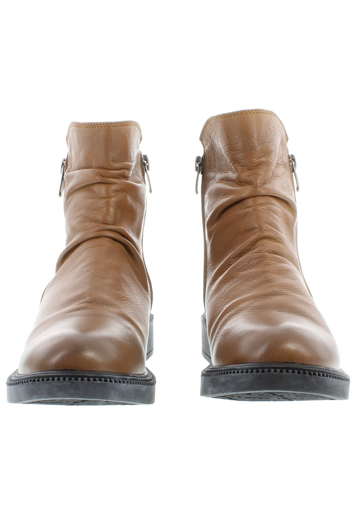 Libelle Stiefelette Nappaleder Cognac