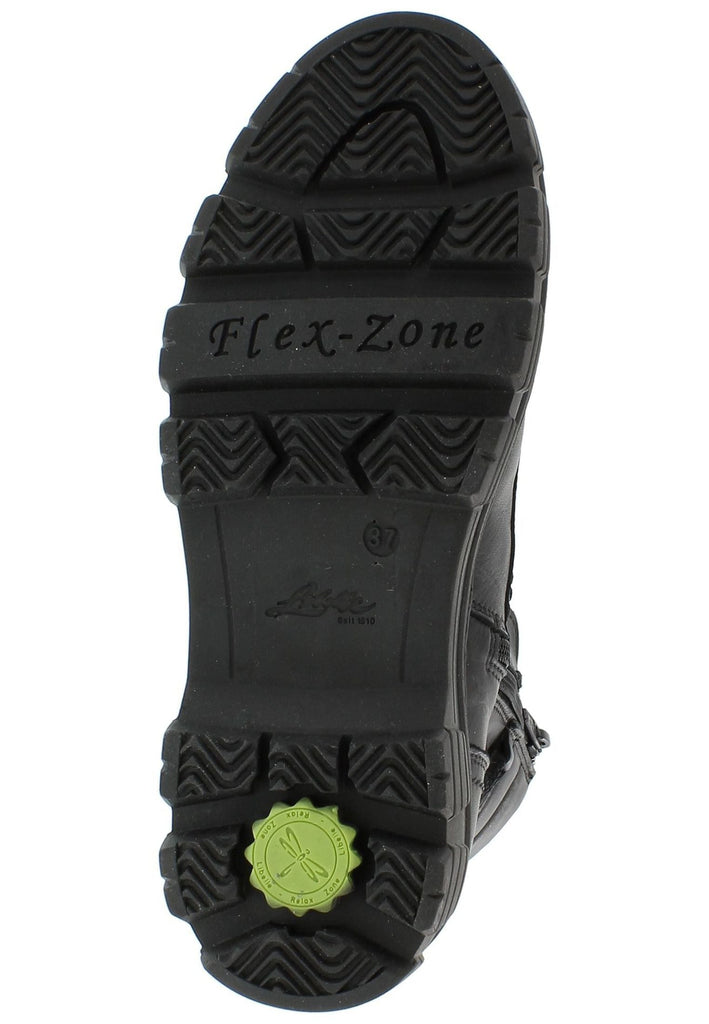 Libelle Stiefelette Nappaleder Schwarz Warmfutter