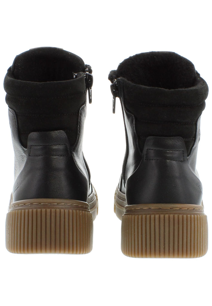 Libelle Stiefelette Nappaleder Schwarz Warmfutter