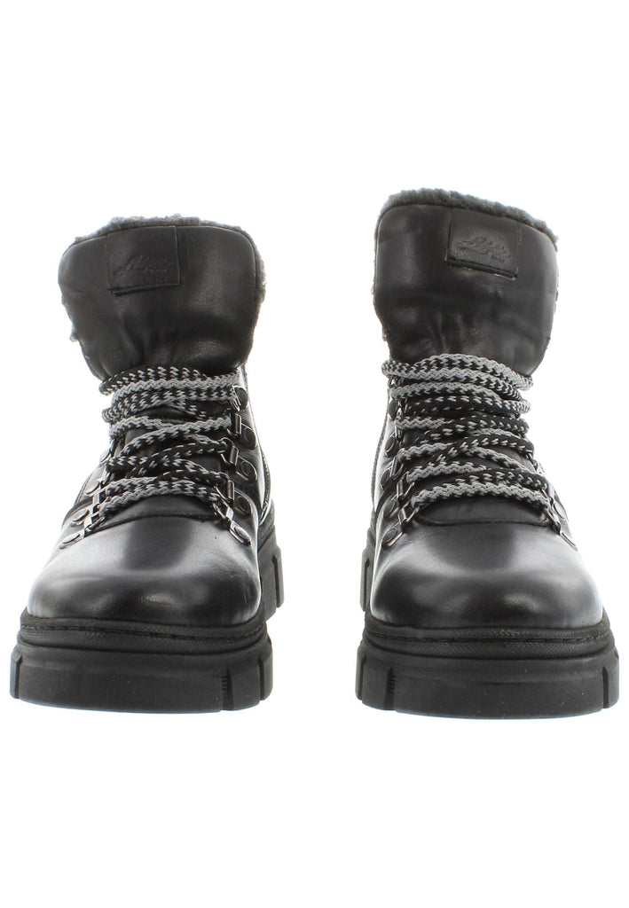 Libelle Stiefelette Nappaleder Schwarz Warmfutter