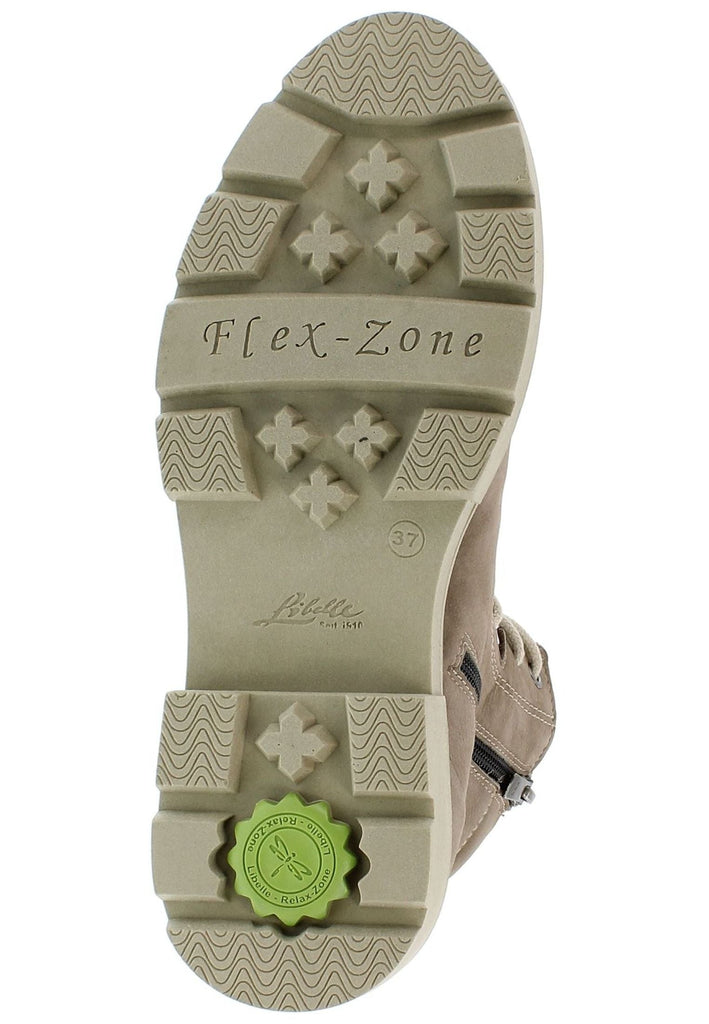 Libelle Stiefelette Nubukleder Hellbraun