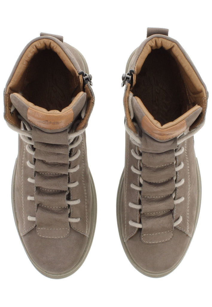 Libelle Stiefelette Nubukleder Hellbraun