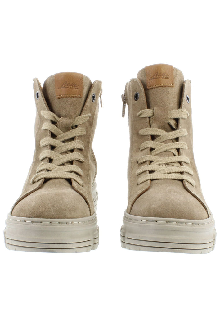 Libelle Stiefelette Veloursleder Dunkelbeige