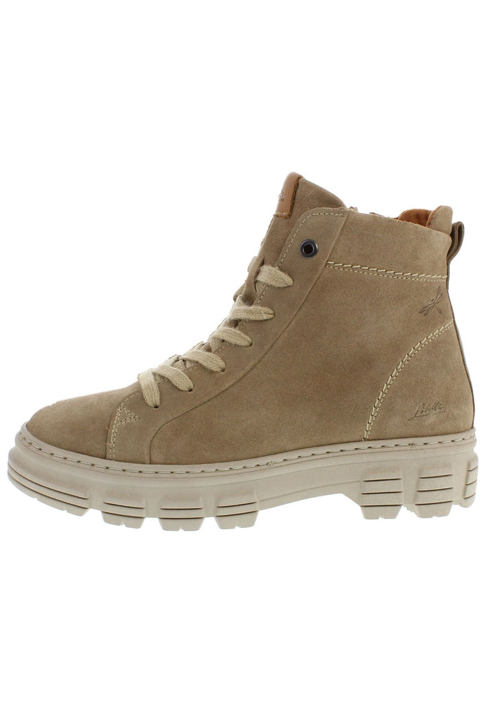 Libelle Stiefelette Veloursleder Dunkelbeige