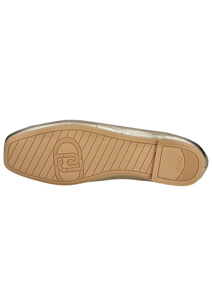 Liu Jo Ballerinas Leder Gold