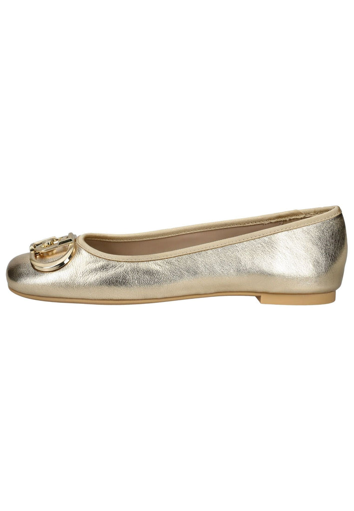 Liu Jo Ballerinas Leder Gold