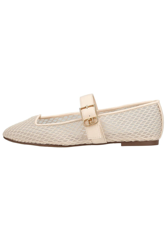 Liu Jo Ballerinas Lederimitat/Textil Beige
