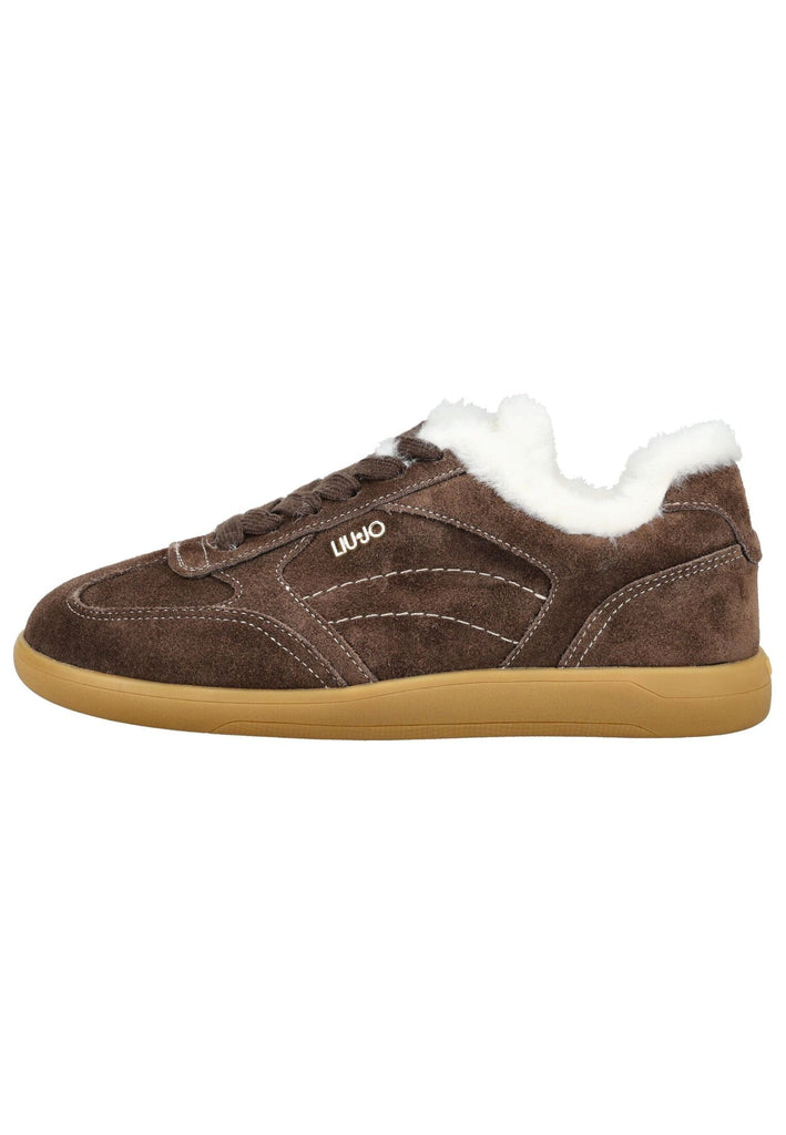 Halbschuhe Liu Jo Halbschuhe Veloursleder Braun Warmfutter