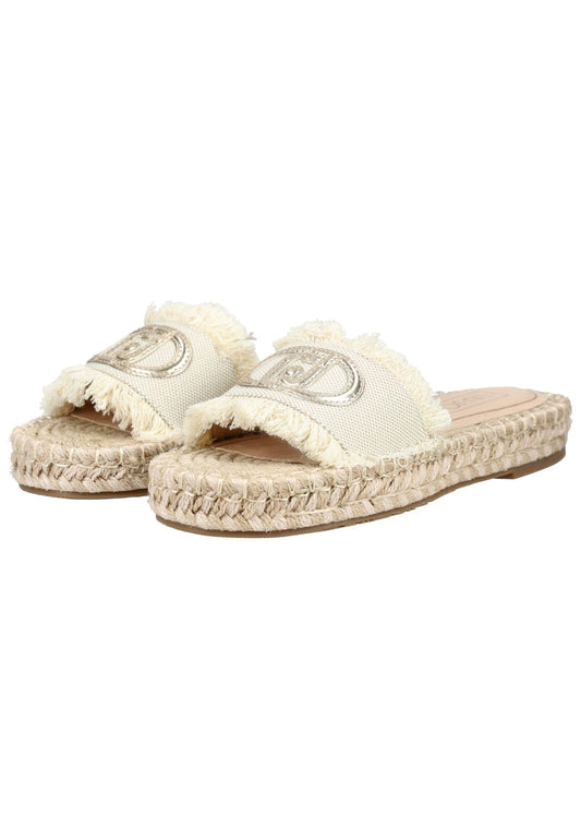 Liu Jo Pantoletten Lederimitat Beige/Gold
