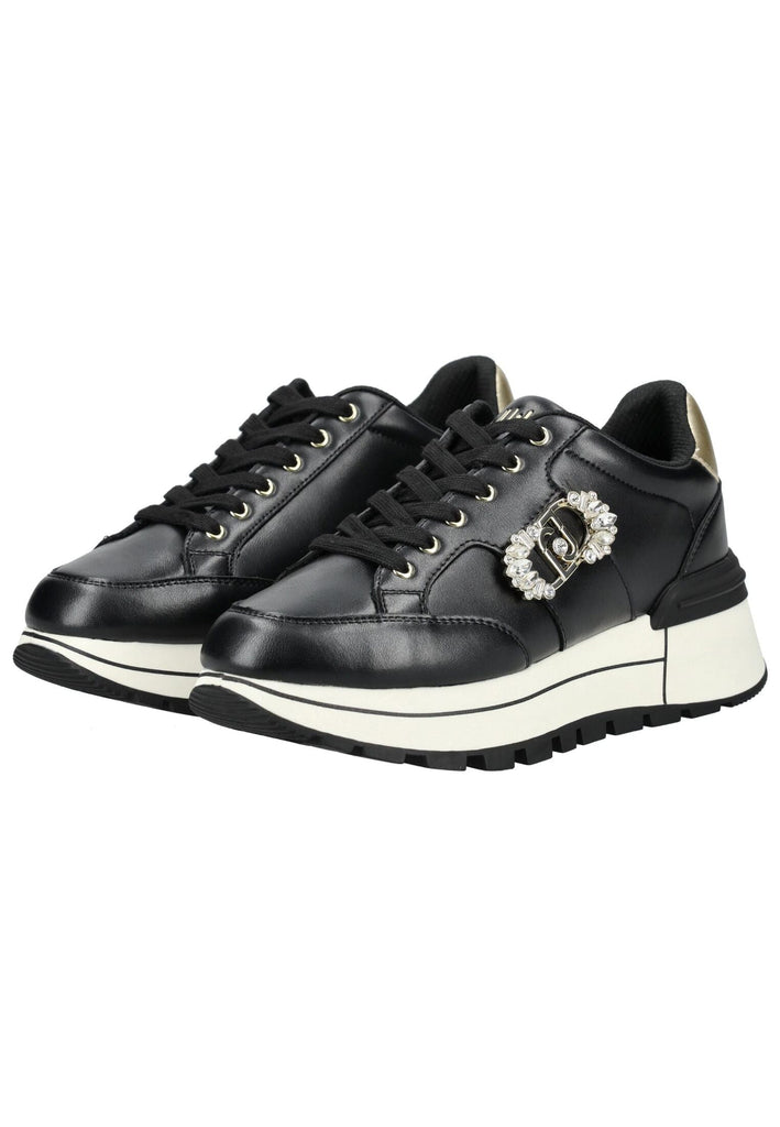 Liu Jo Sneaker Leder Schwarz/Gold