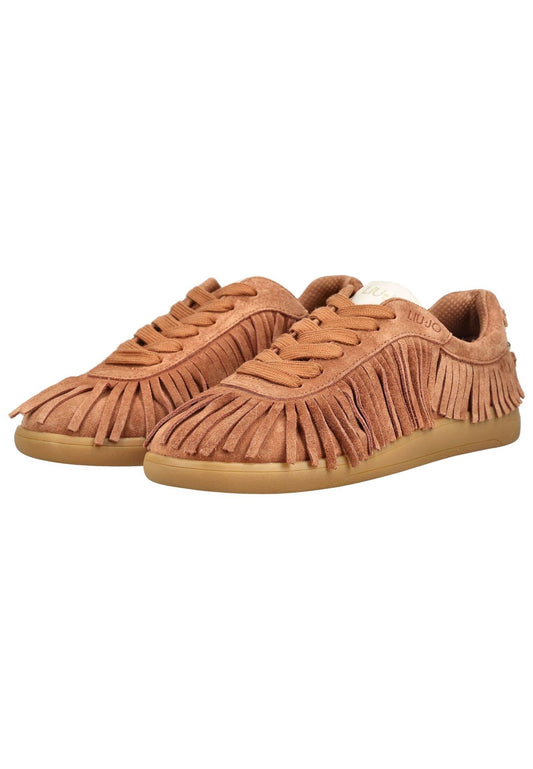 Liu Jo Sneaker Veloursleder Hellbraun