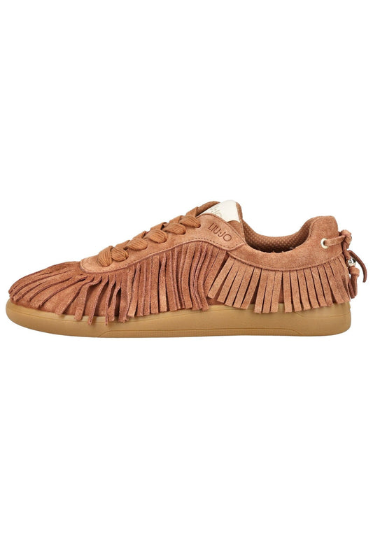 Liu Jo Sneaker Veloursleder Hellbraun