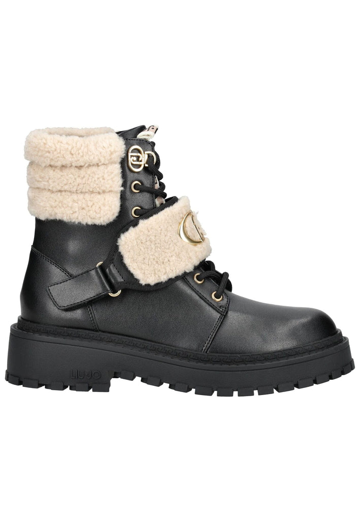 Liu Jo Stiefelette Leder/Fell Schwarz