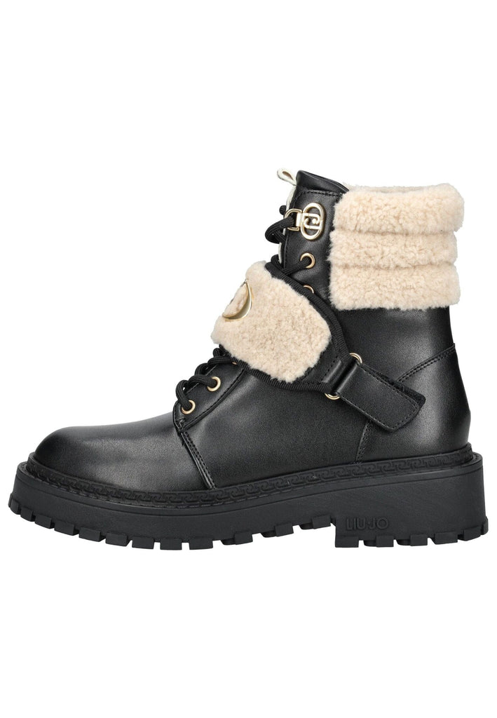 Liu Jo Stiefelette Leder/Fell Schwarz