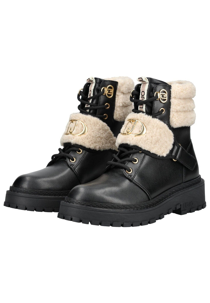 Liu Jo Stiefelette Leder/Fell Schwarz