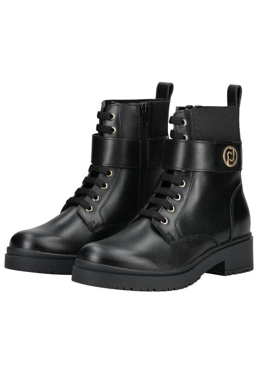 Liu Jo Stiefelette Leder/Textil Schwarz
